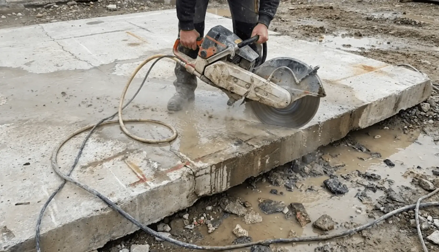 Sciage béton démolition contrôlée