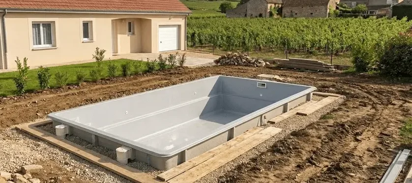 Piscine coque polyester