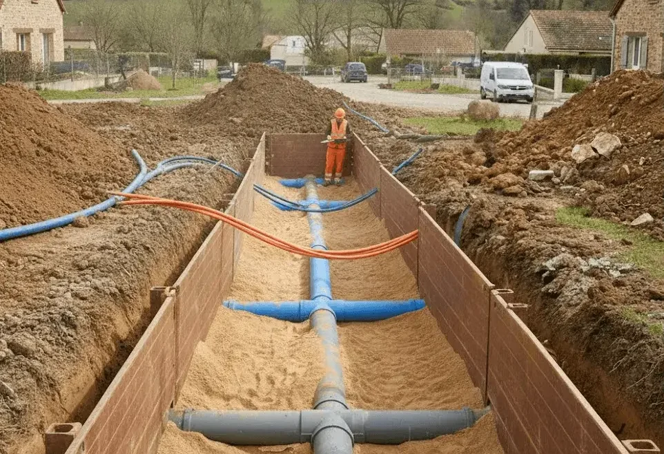 Viabilisation terrain lotissement Dijon