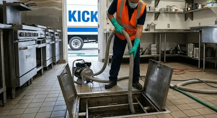 Nettoyage bac à graisse restaurant